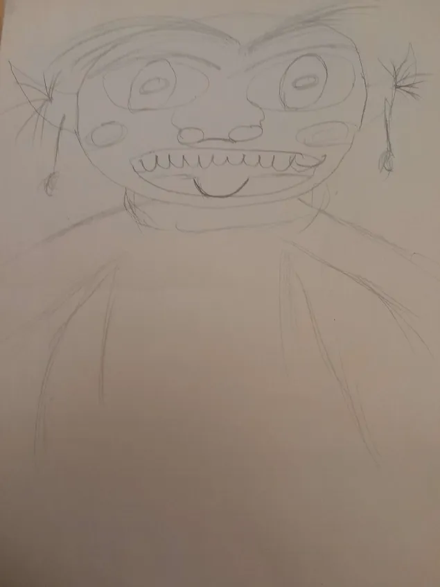 Goblin-Mutter kommt aus dem Wald und ist verärgert weil sie nichts gefangen hat.